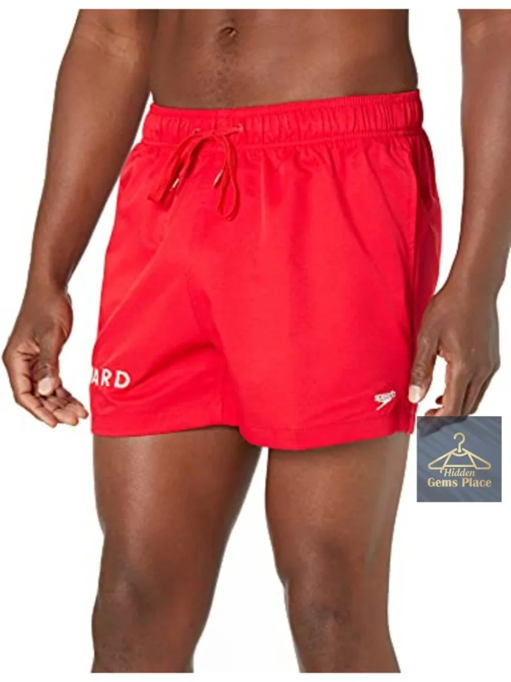 Men's UPF 50+ Swim Trunks with Liner and Pockets